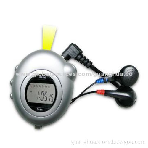 Novelty Digital Mini Stopwatch with Mini Torch and Earphones, Sized 5.6 x 2.4 x 6.5cm